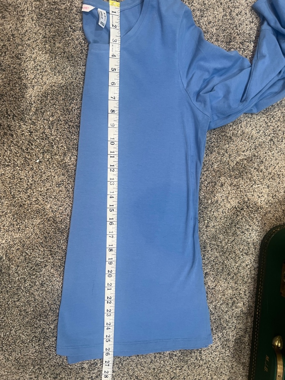 Isaac Mizrahi Light Blue Long-Sleeve Crewneck Top - Picture 7 of 8
